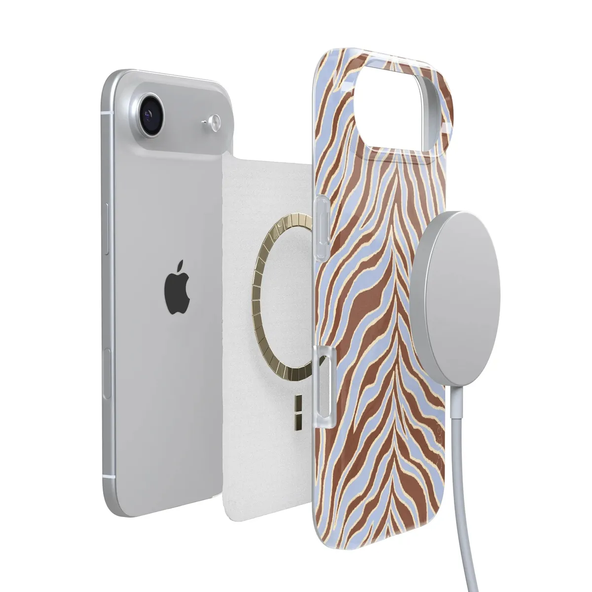 Untamed | Brown & Blue Zebra Case - Image 89