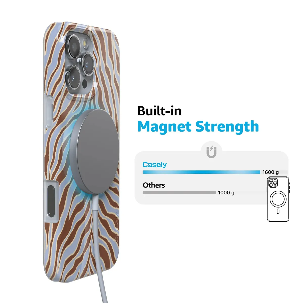 Untamed | Brown & Blue Zebra Case - Image 98