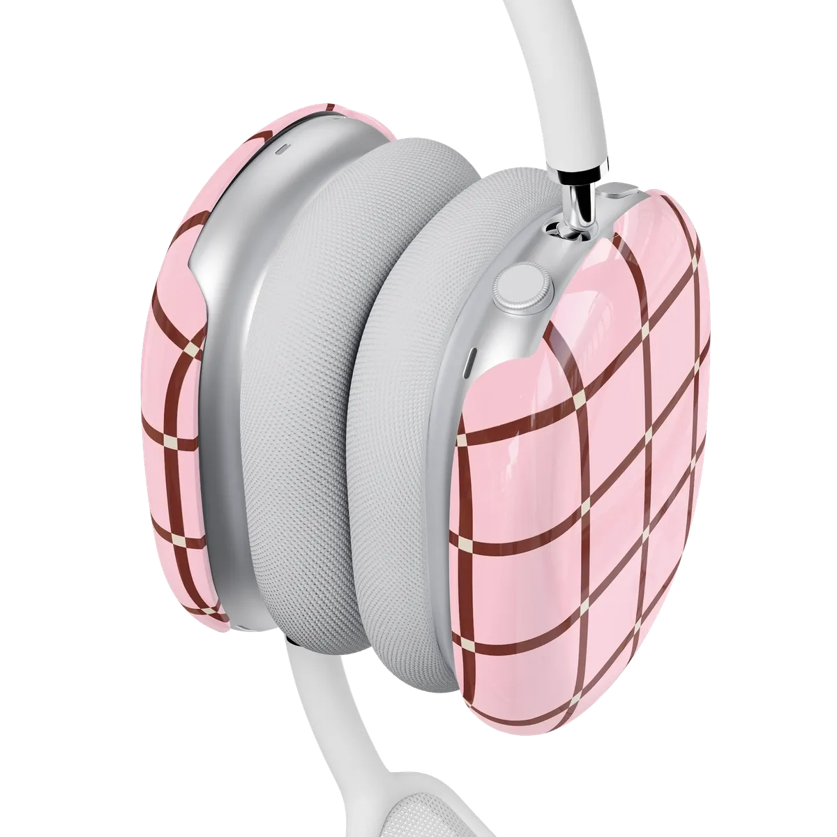 Uptown Gridlock | Pink Checkerboard AirPods Max Case - Image 7