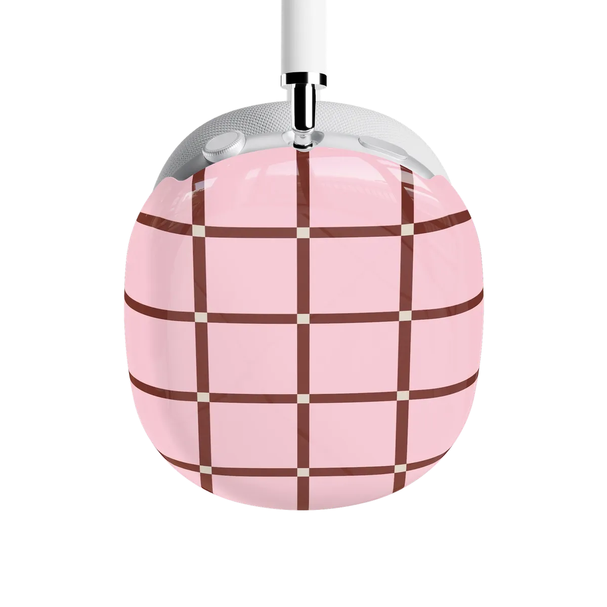 Uptown Gridlock | Pink Checkerboard AirPods Max Case - Image 9