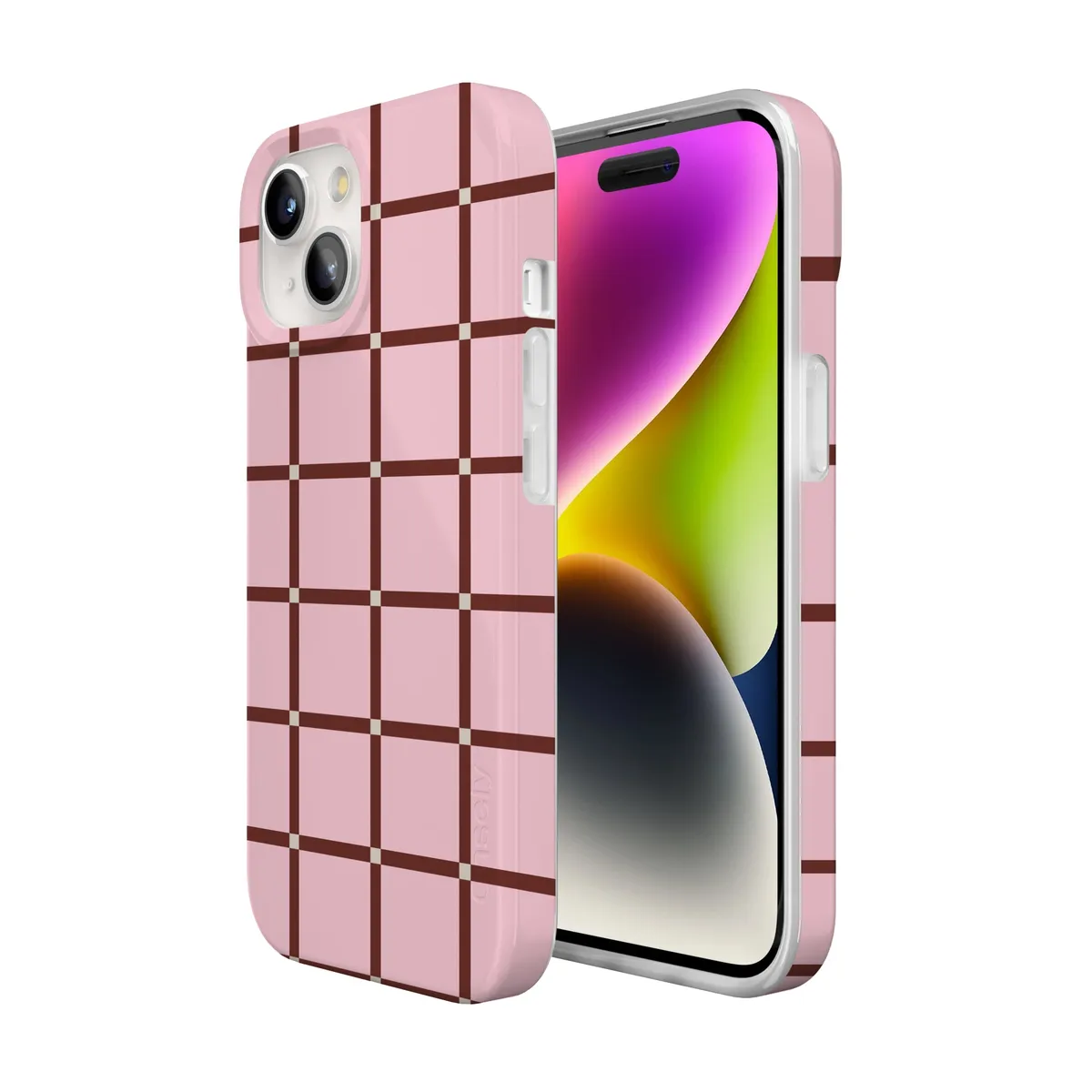Uptown Gridlock | Pink Checkerboard Case - Image 103