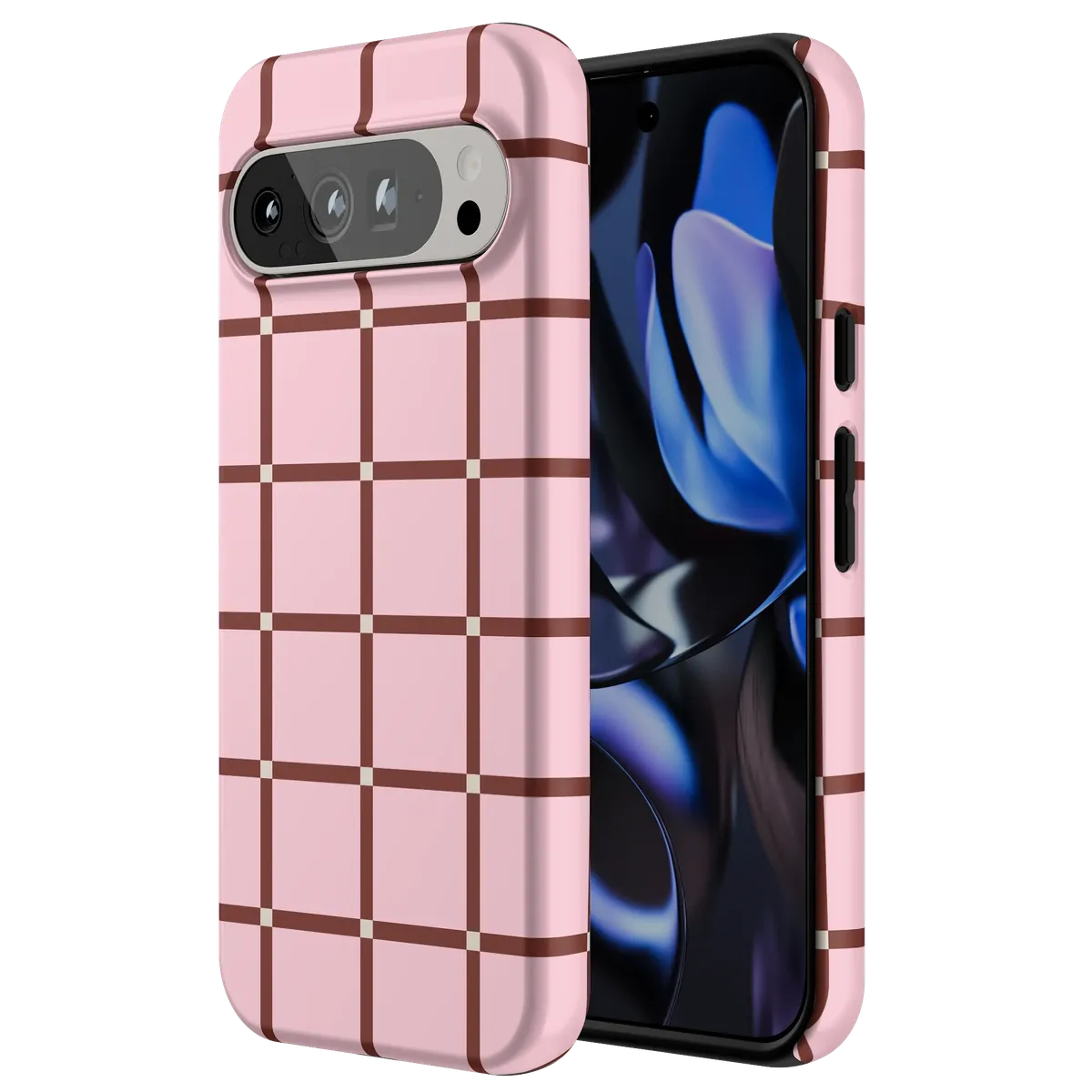 Uptown Gridlock | Pink Checkerboard Case - Image 112