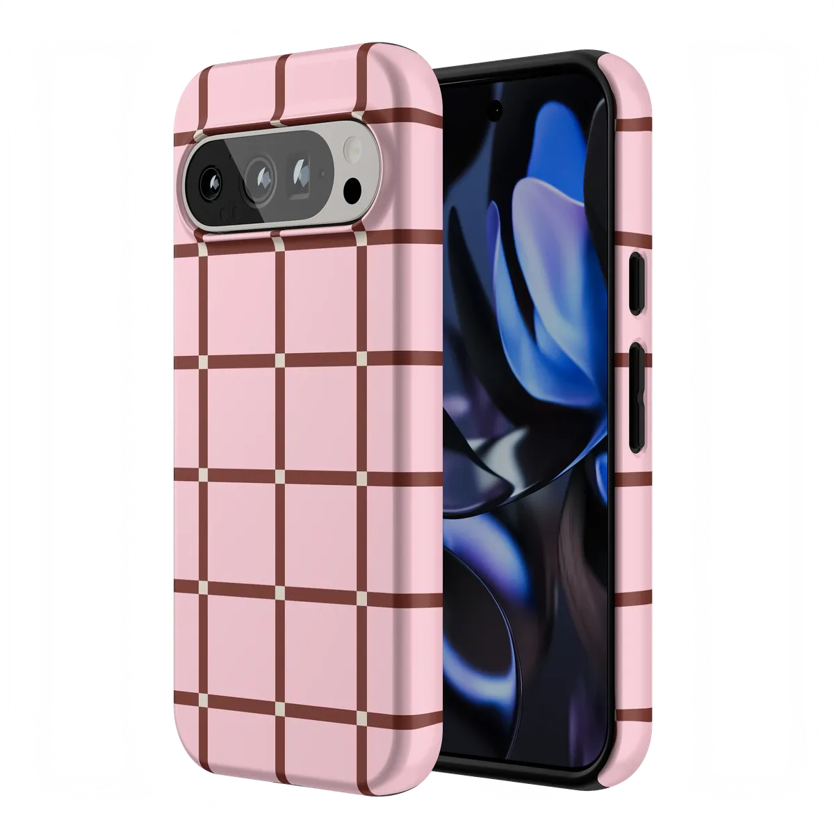 Uptown Gridlock | Pink Checkerboard Case - Image 115