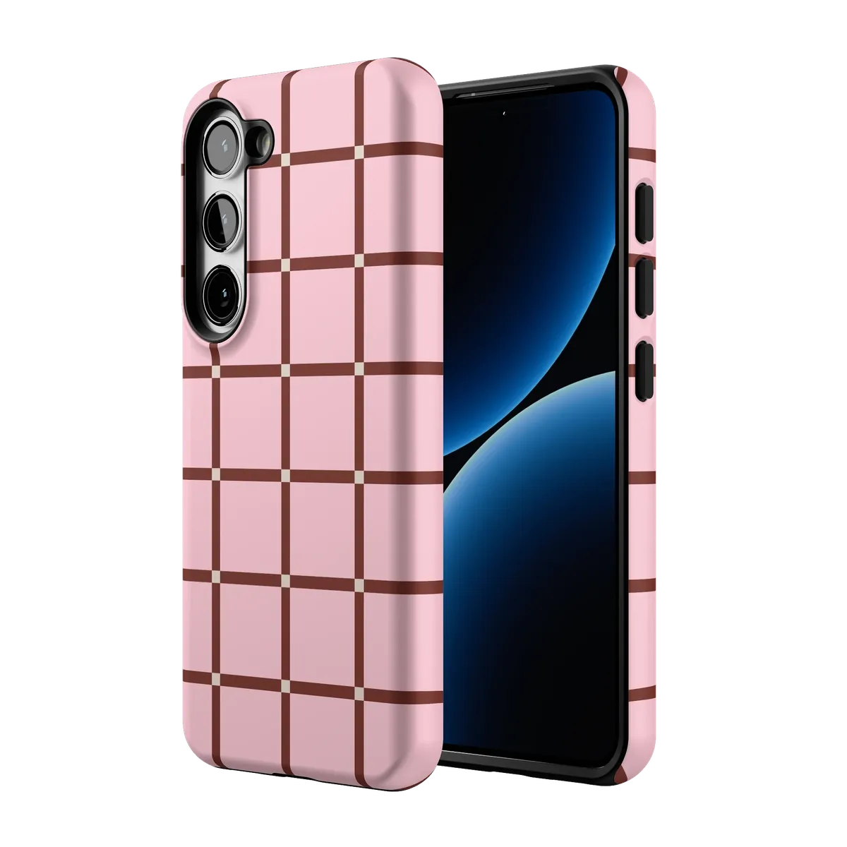 Uptown Gridlock | Pink Checkerboard Case - Image 140