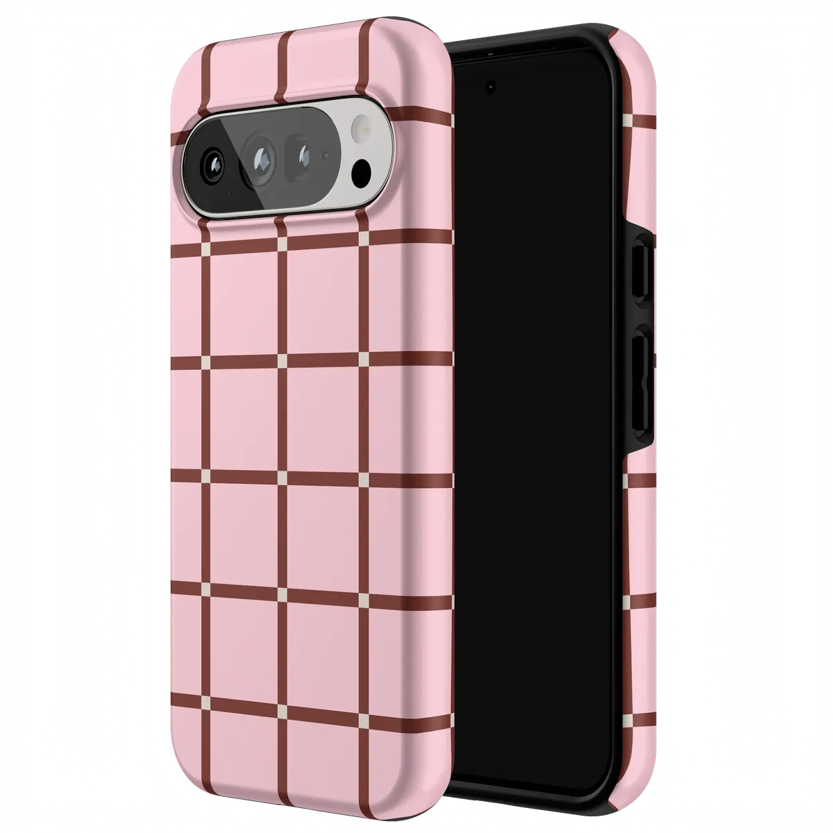 Uptown Gridlock | Pink Checkerboard Case - Image 155