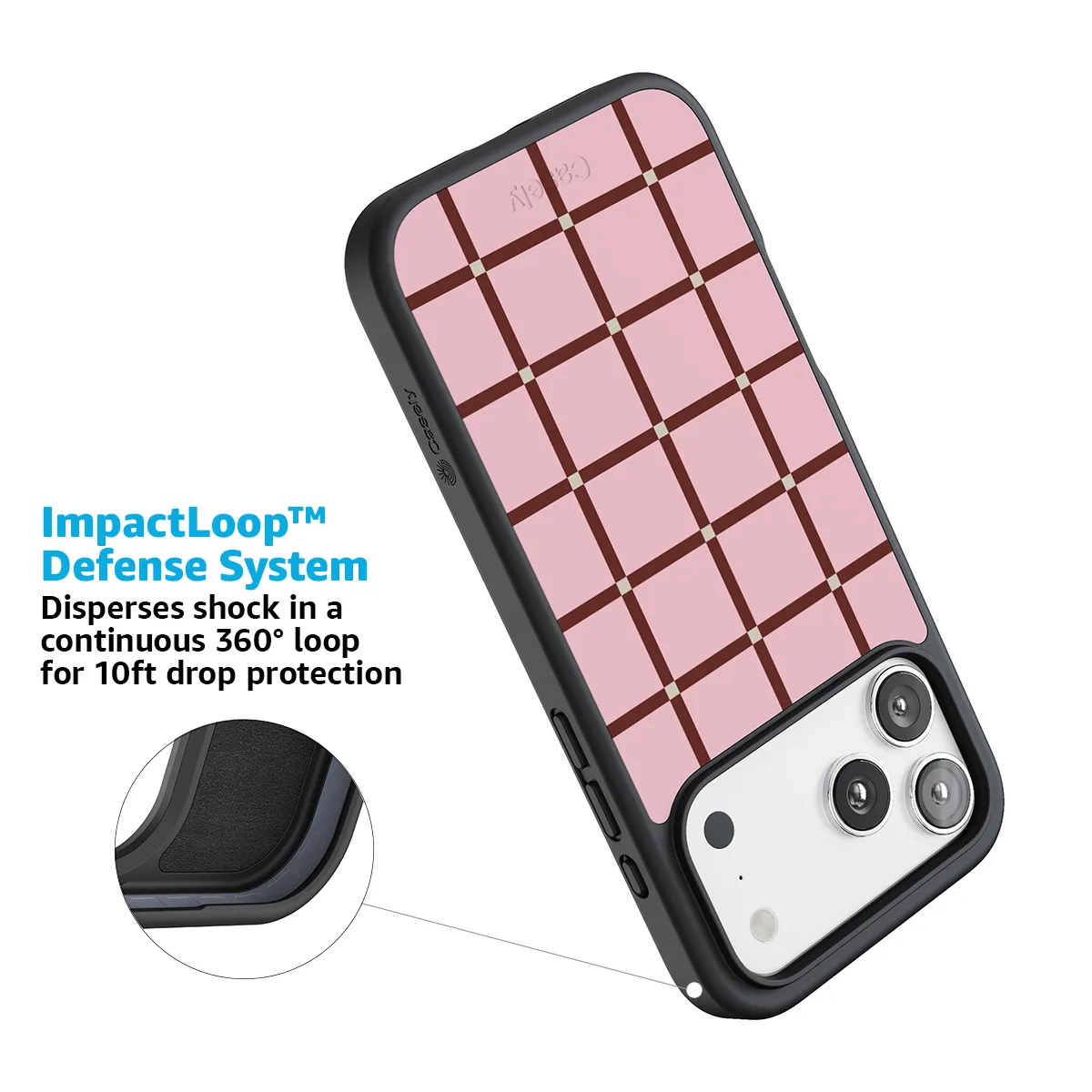 Uptown Gridlock | Pink Checkerboard Case - Image 169