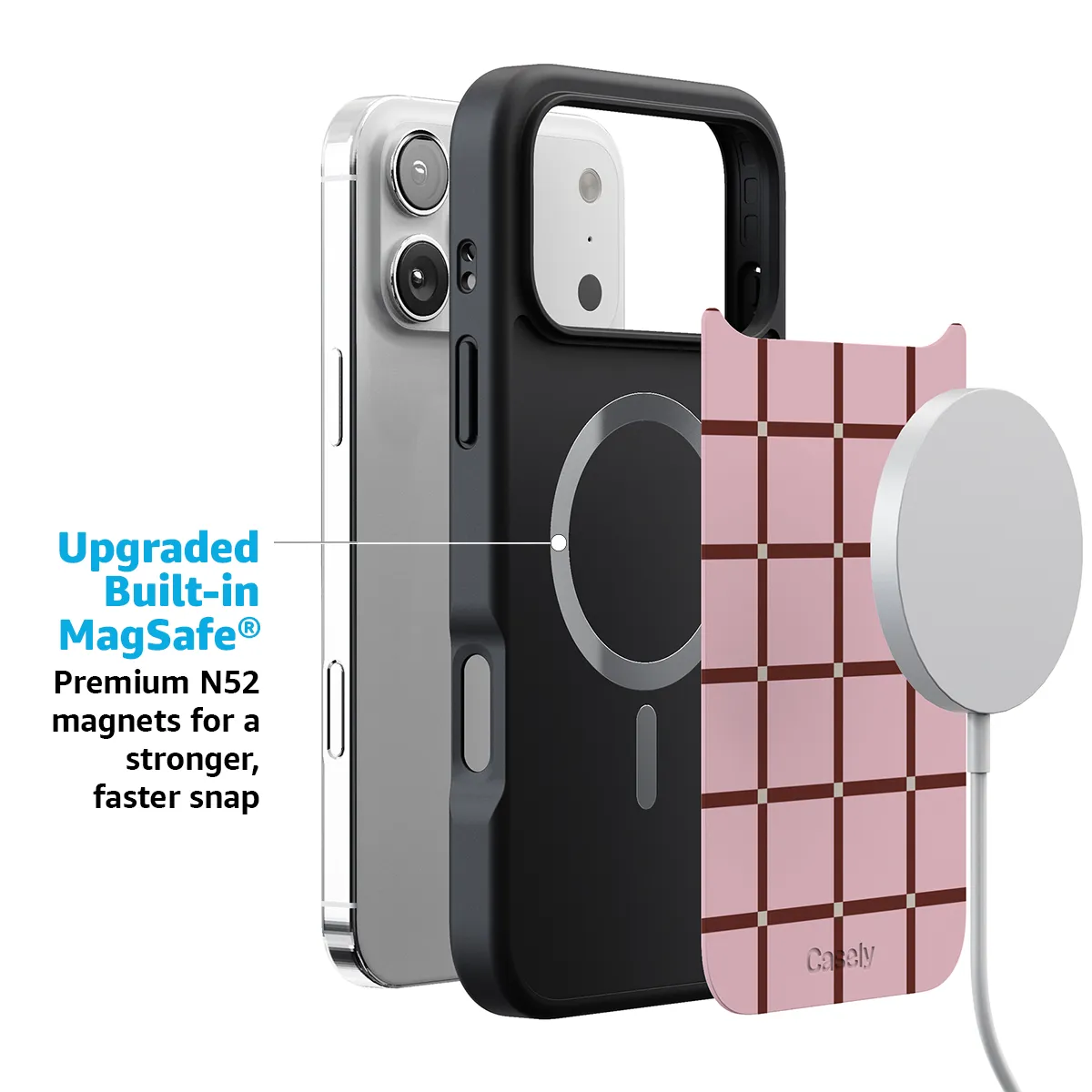 Uptown Gridlock | Pink Checkerboard Case - Image 170