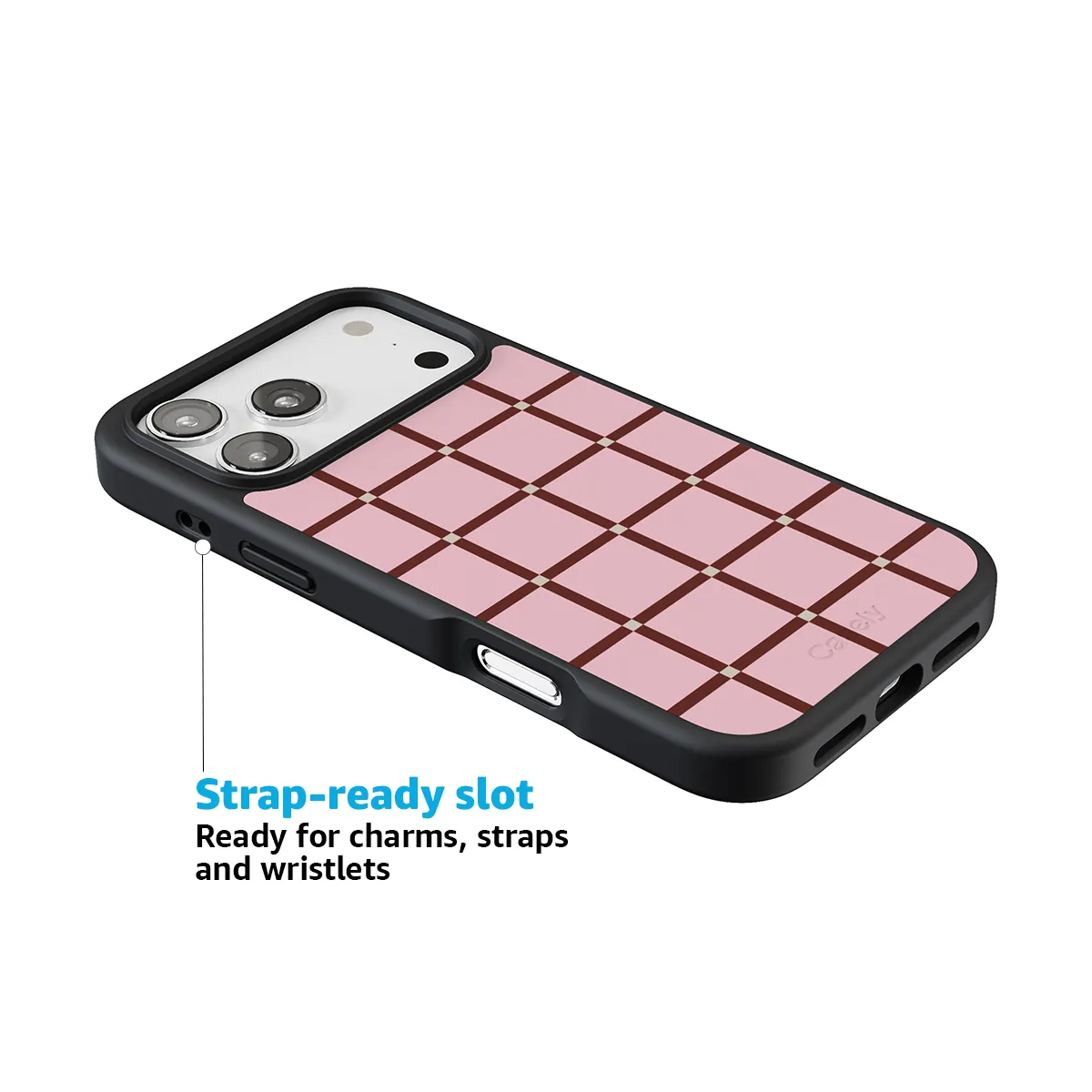 Uptown Gridlock | Pink Checkerboard Case - Image 173