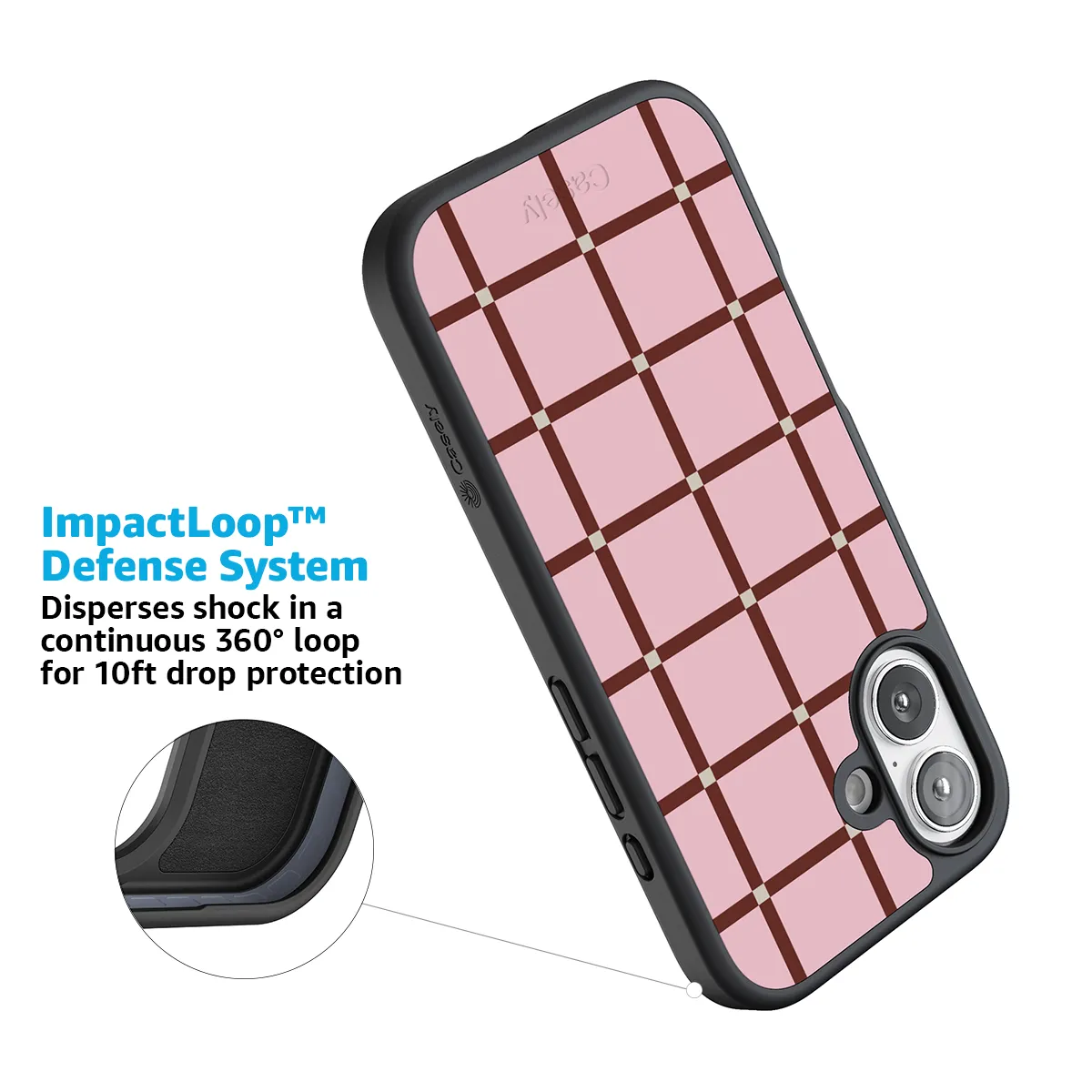 Uptown Gridlock | Pink Checkerboard Case - Image 178