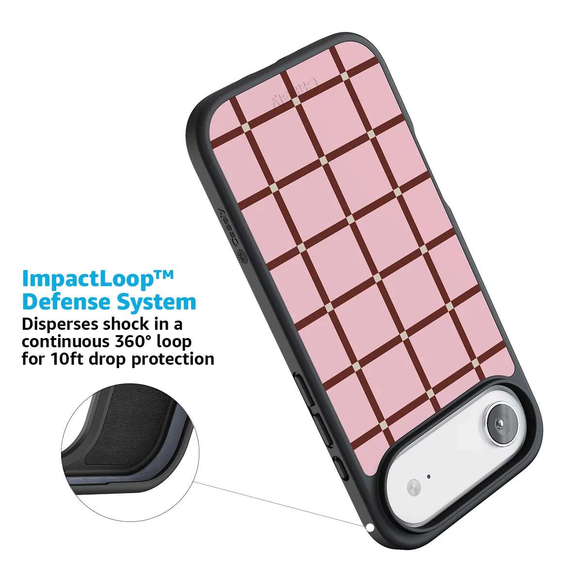 Uptown Gridlock | Pink Checkerboard Case - Image 187