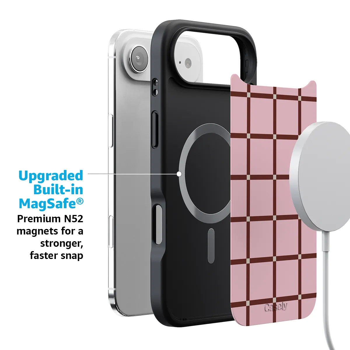 Uptown Gridlock | Pink Checkerboard Case - Image 188