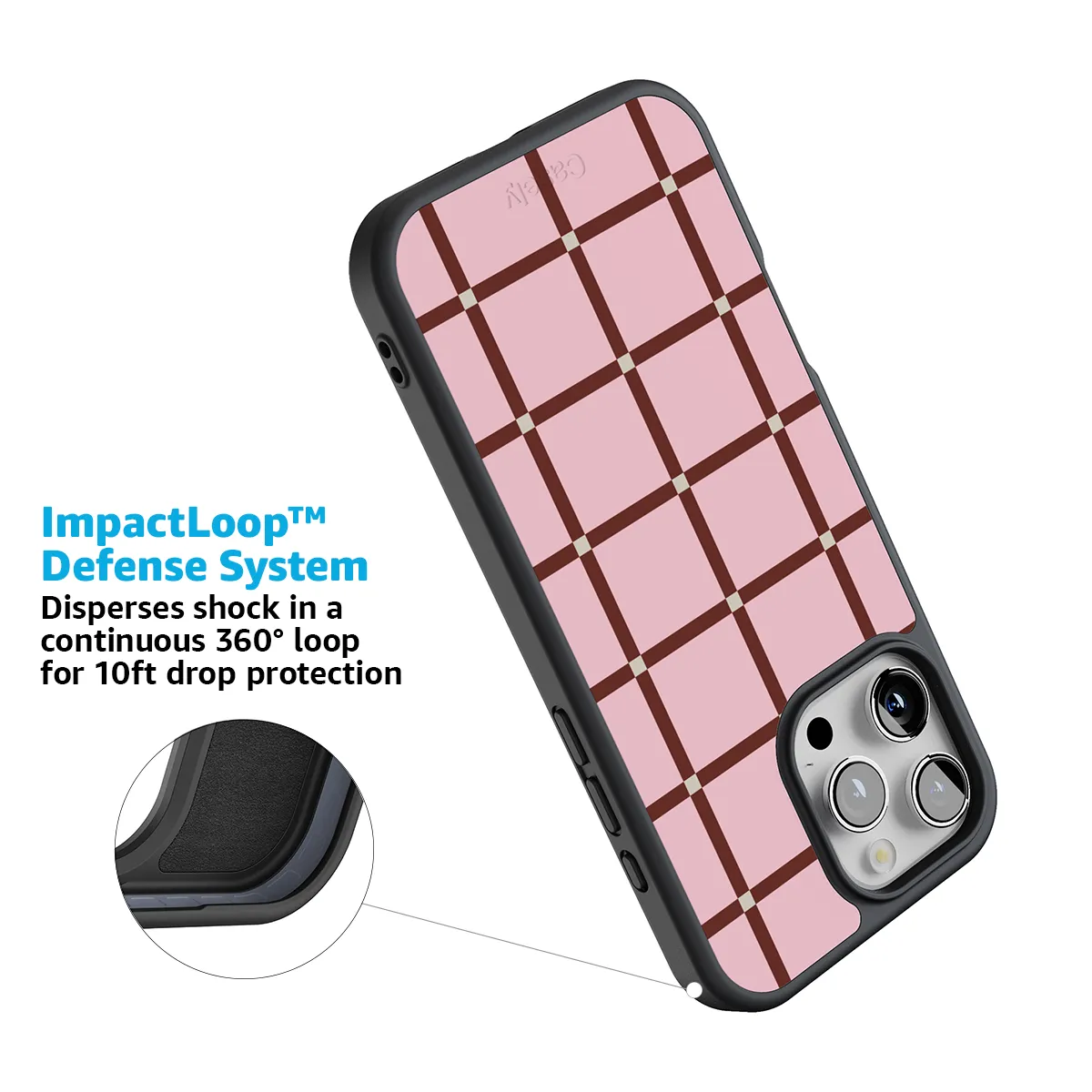Uptown Gridlock | Pink Checkerboard Case - Image 197