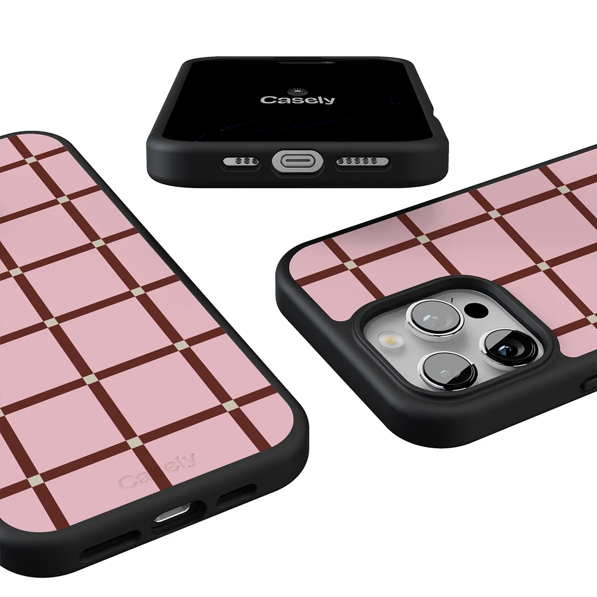 Uptown Gridlock | Pink Checkerboard Case - Image 200