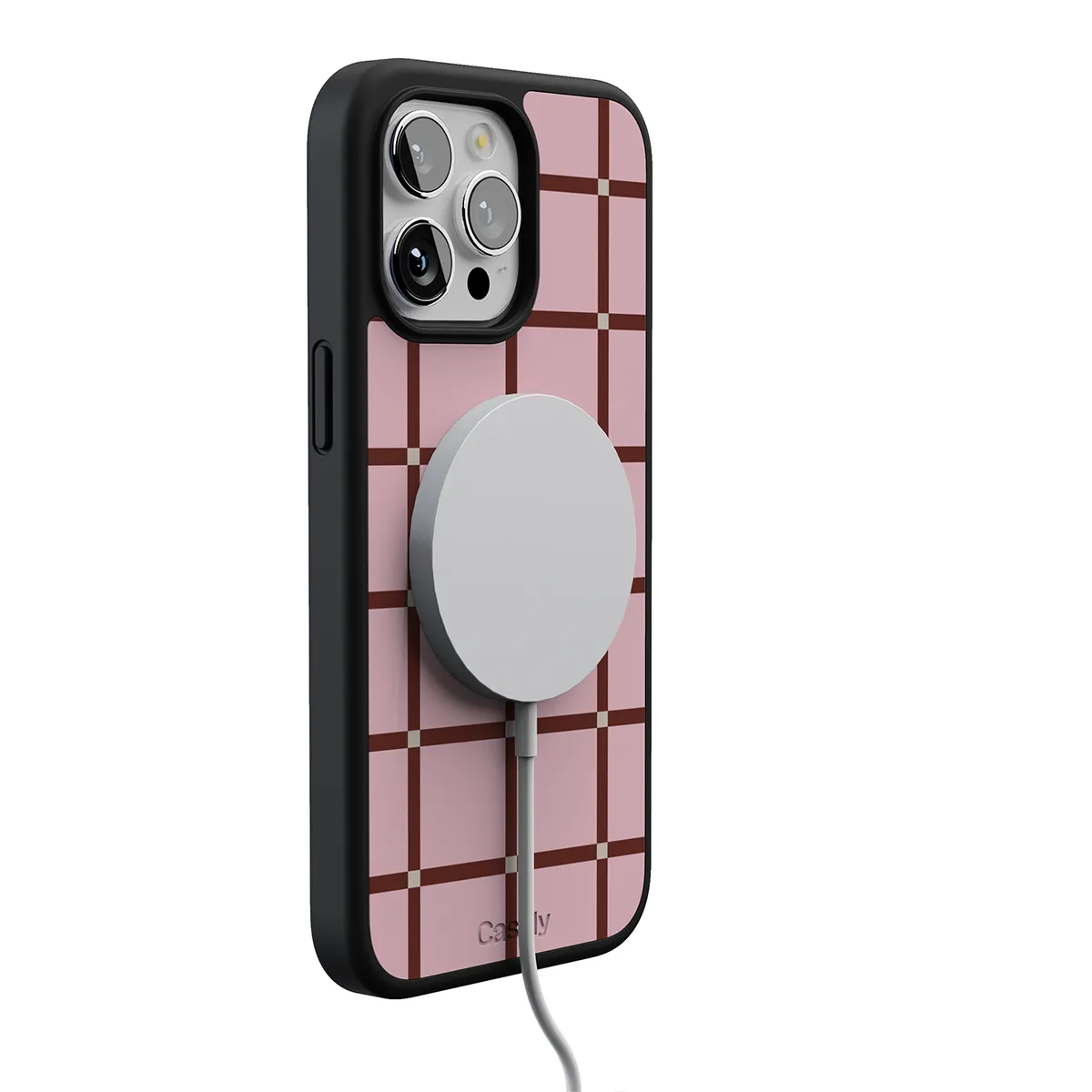 Uptown Gridlock | Pink Checkerboard Case - Image 207