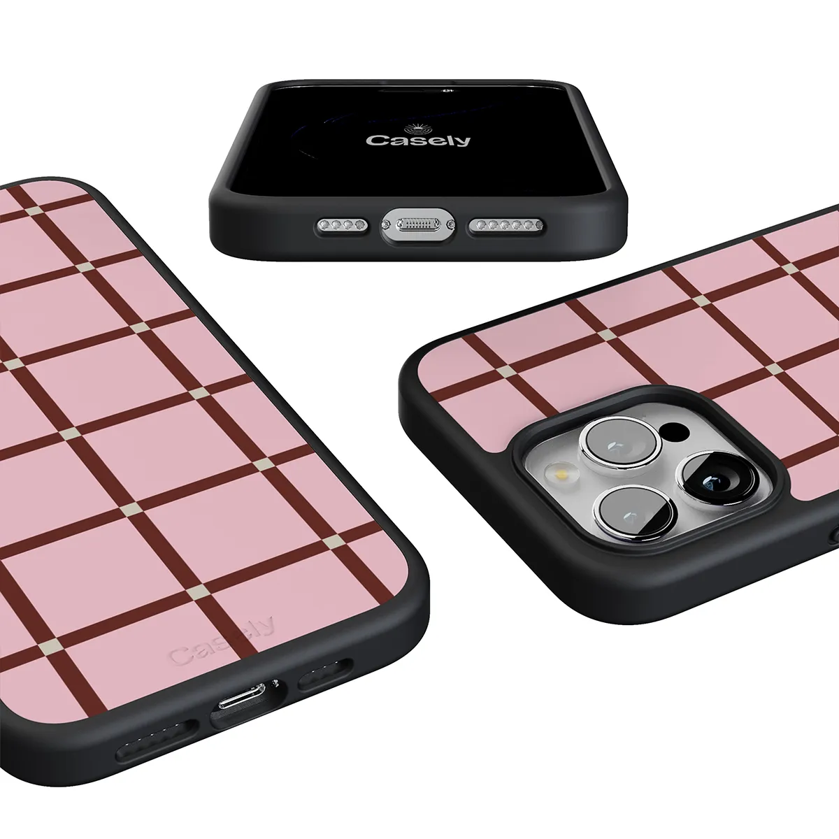 Uptown Gridlock | Pink Checkerboard Case - Image 212