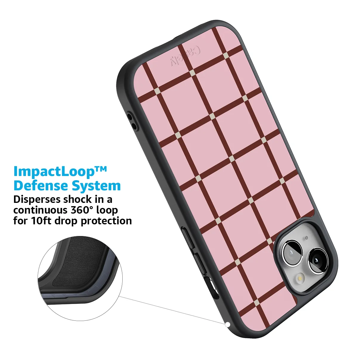 Uptown Gridlock | Pink Checkerboard Case - Image 217