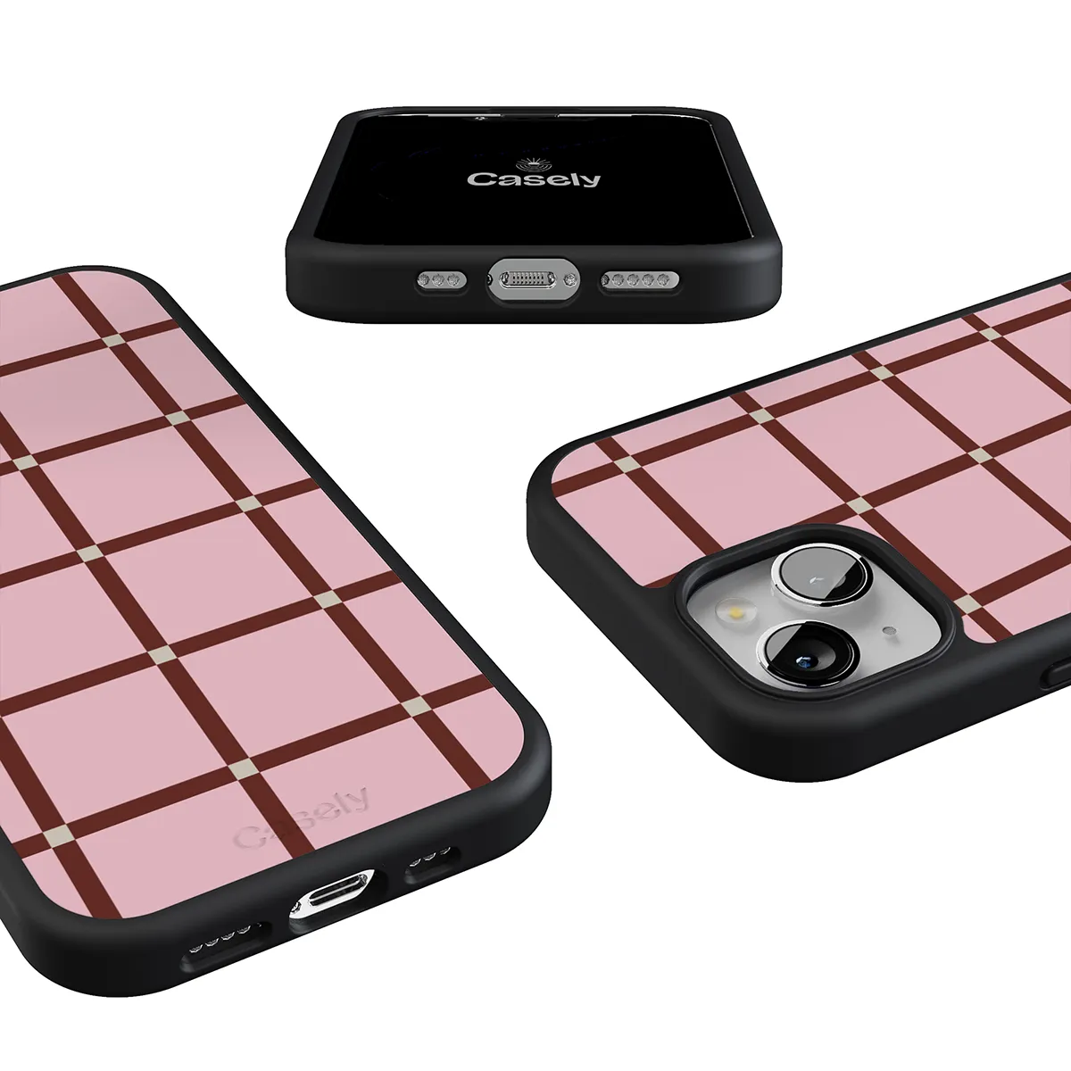 Uptown Gridlock | Pink Checkerboard Case - Image 220