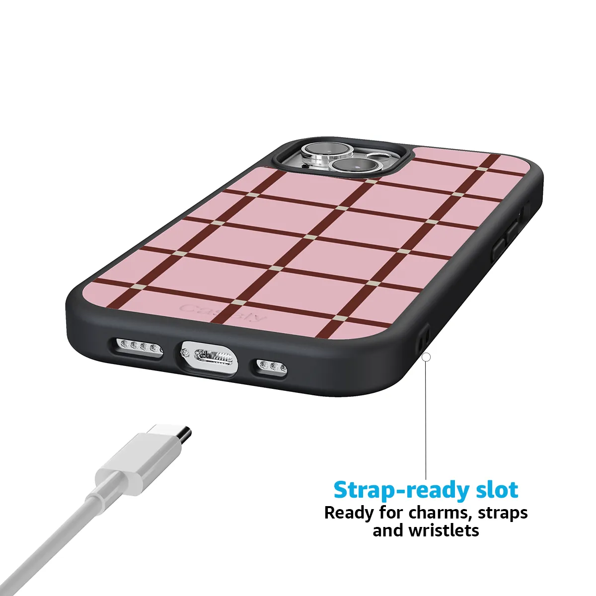 Uptown Gridlock | Pink Checkerboard Case - Image 221