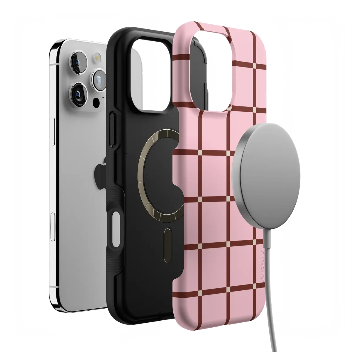 Uptown Gridlock | Pink Checkerboard Case - Image 48