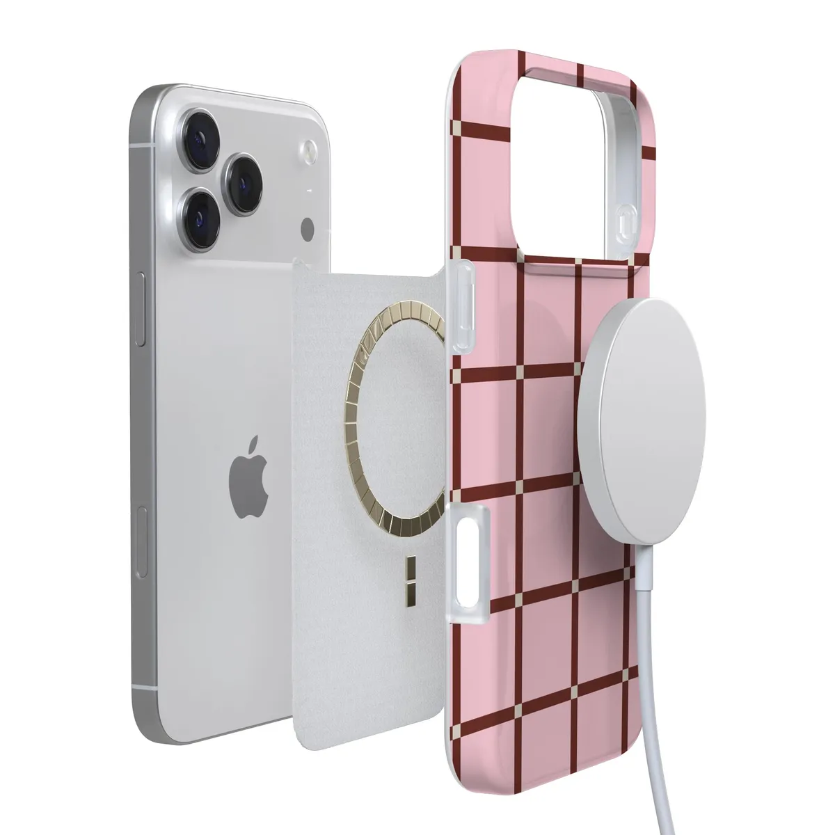 Uptown Gridlock | Pink Checkerboard Case - Image 80