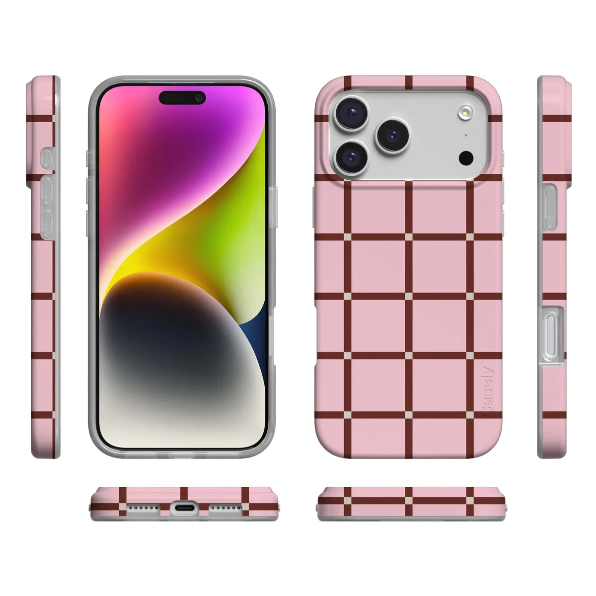 Uptown Gridlock | Pink Checkerboard Case - Image 81