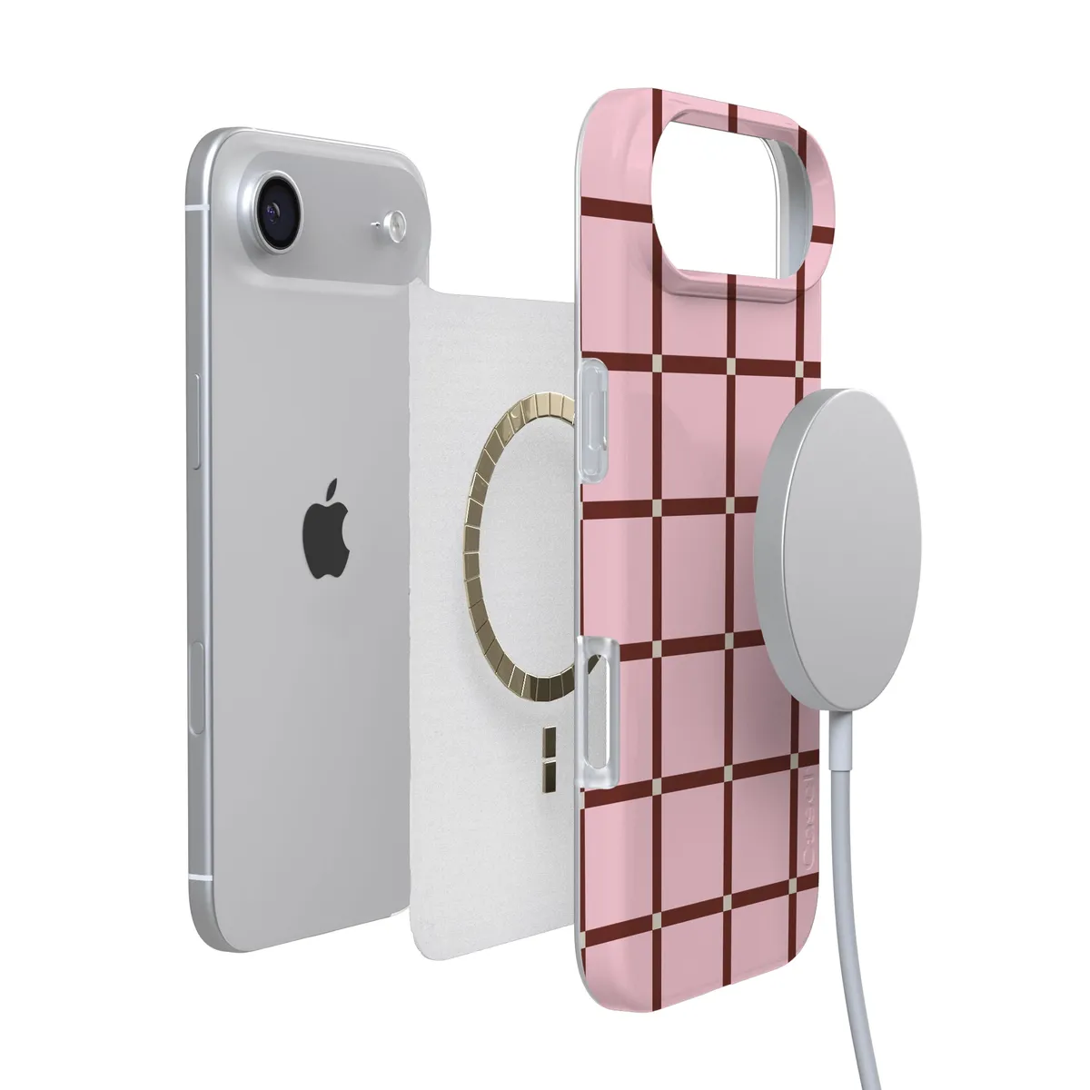 Uptown Gridlock | Pink Checkerboard Case - Image 85