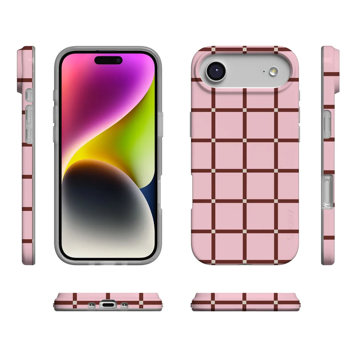 Uptown Gridlock | Pink Checkerboard Case - Image 86