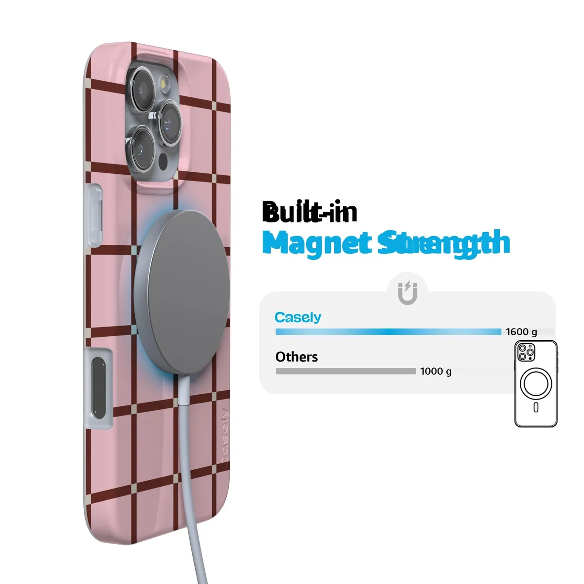 Uptown Gridlock | Pink Checkerboard Case - Image 94