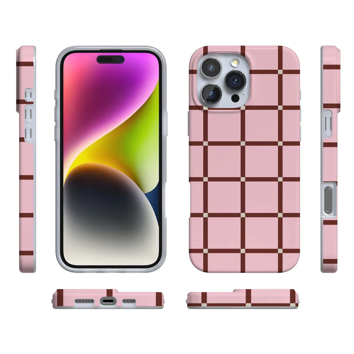 Uptown Gridlock | Pink Checkerboard Case - Image 96