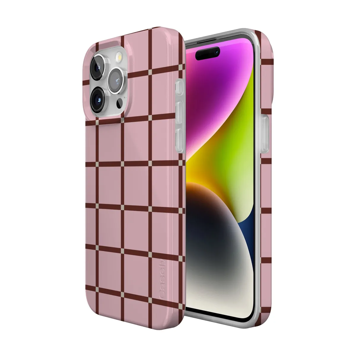 Uptown Gridlock | Pink Checkerboard Case - Image 98