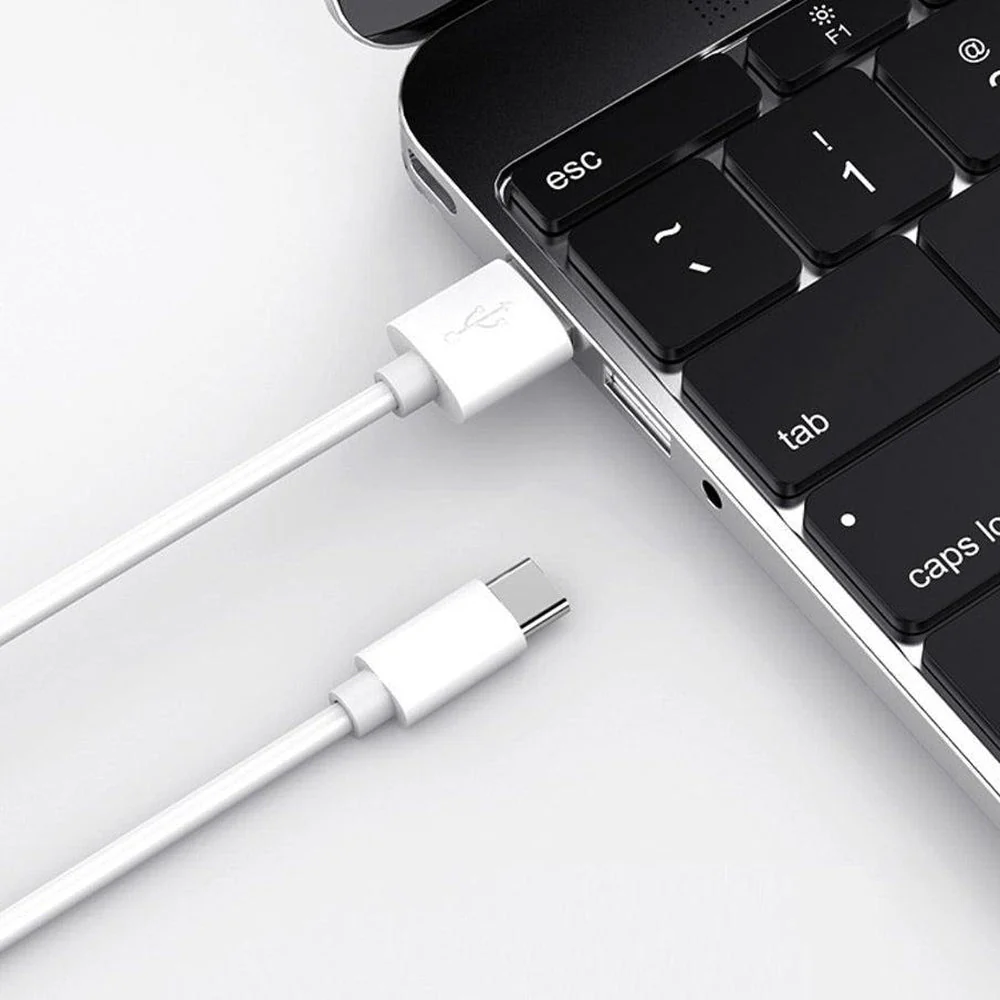 USB to USB-C Power Pod Charging Cord | White Cable - Image 6