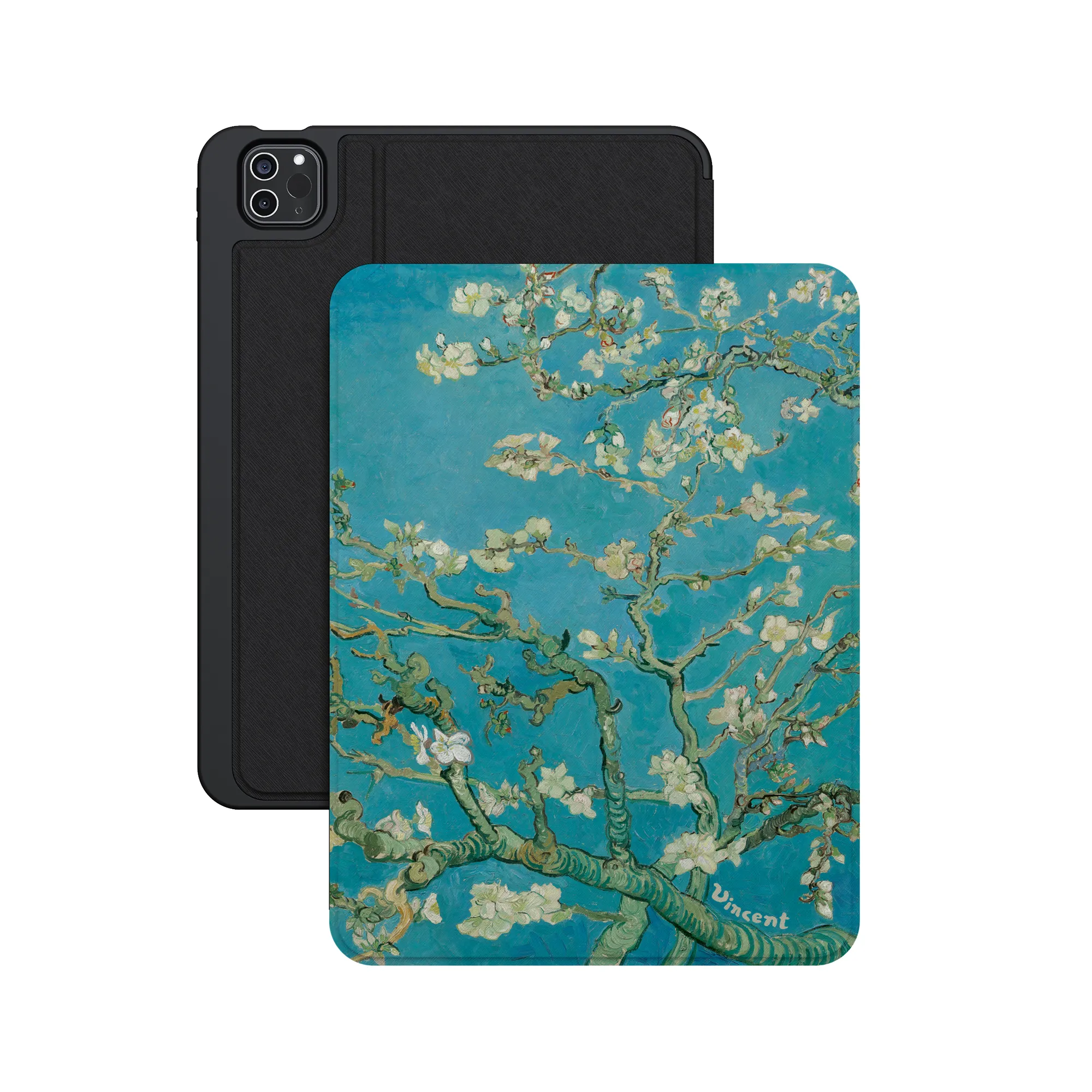 Van Gogh | Almond Blossom Floral iPad Case - Image 2