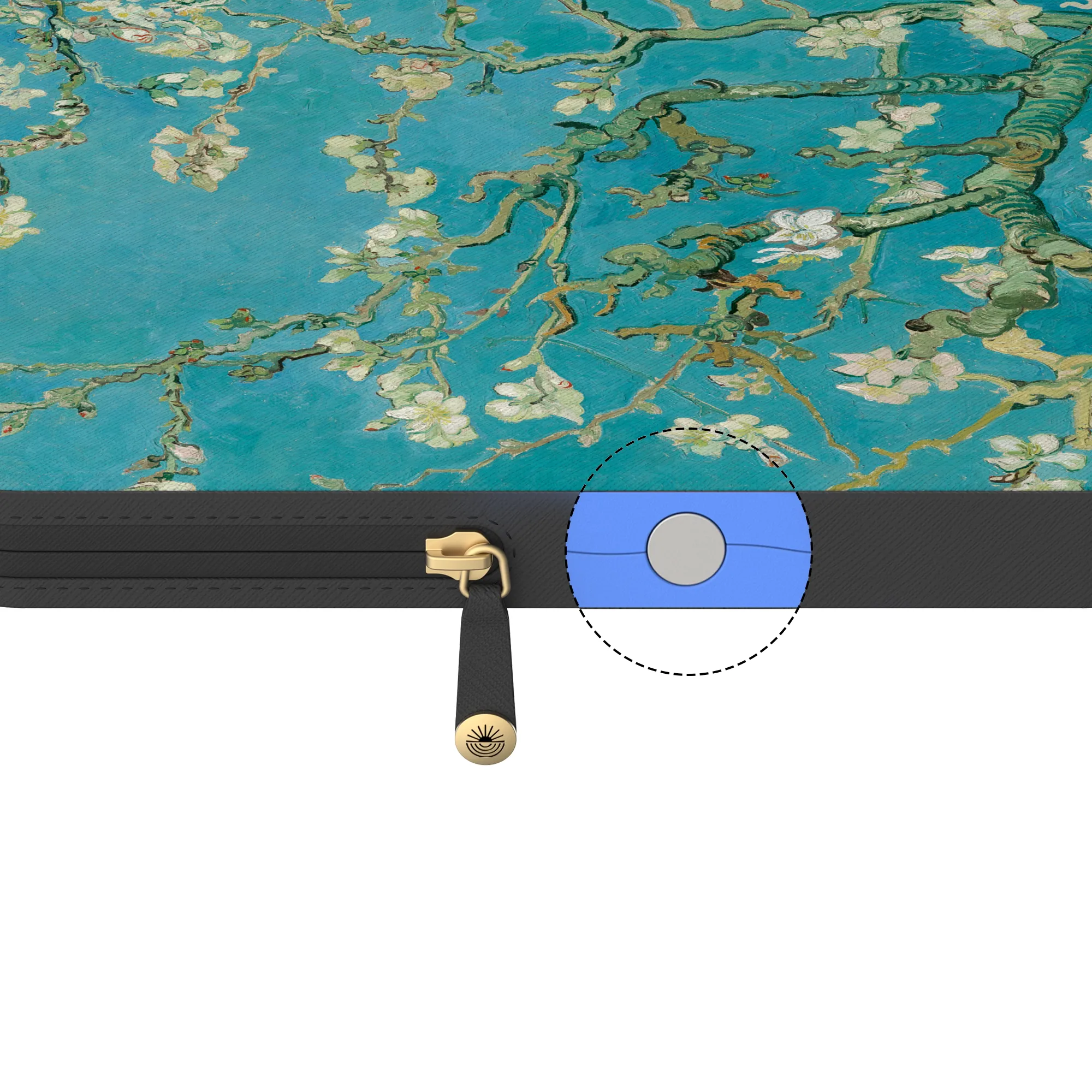 Van Gogh | Almond Blossom Floral Laptop Case - Image 5