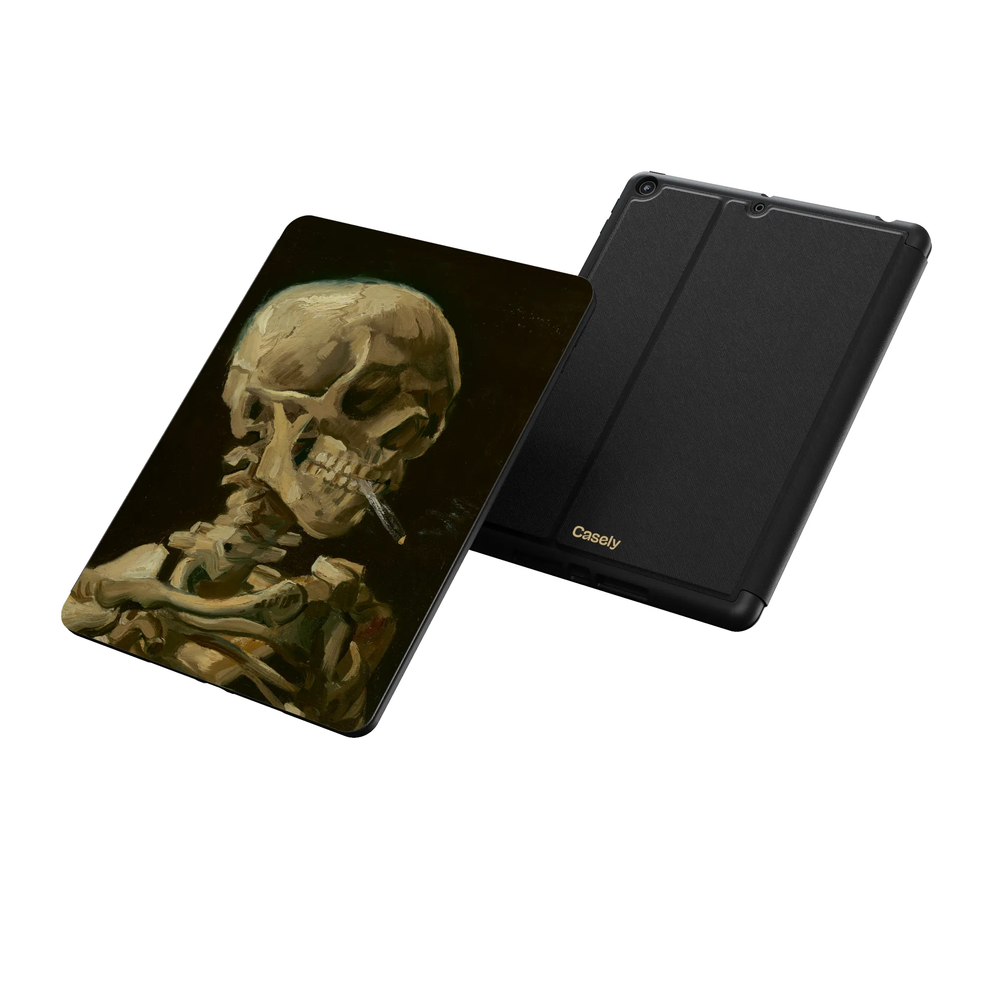 Van Gogh | Head of a Skeleton with a Burning Cigarette iPad Case - Image 34