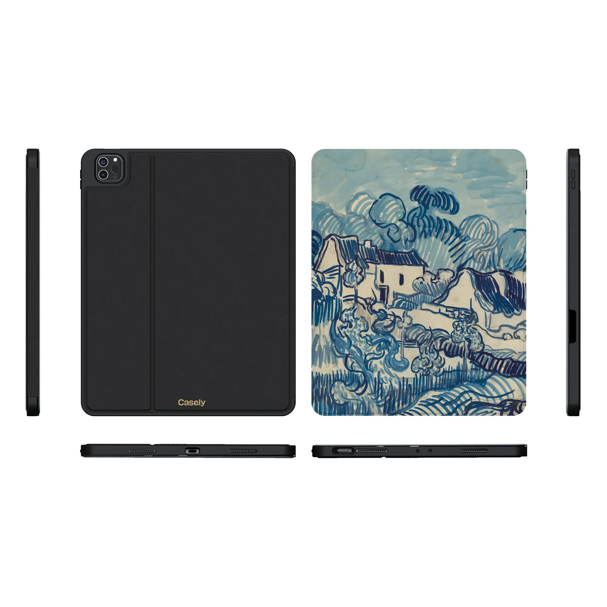 Van Gogh | Landscape With Houses iPad Case - Image 21