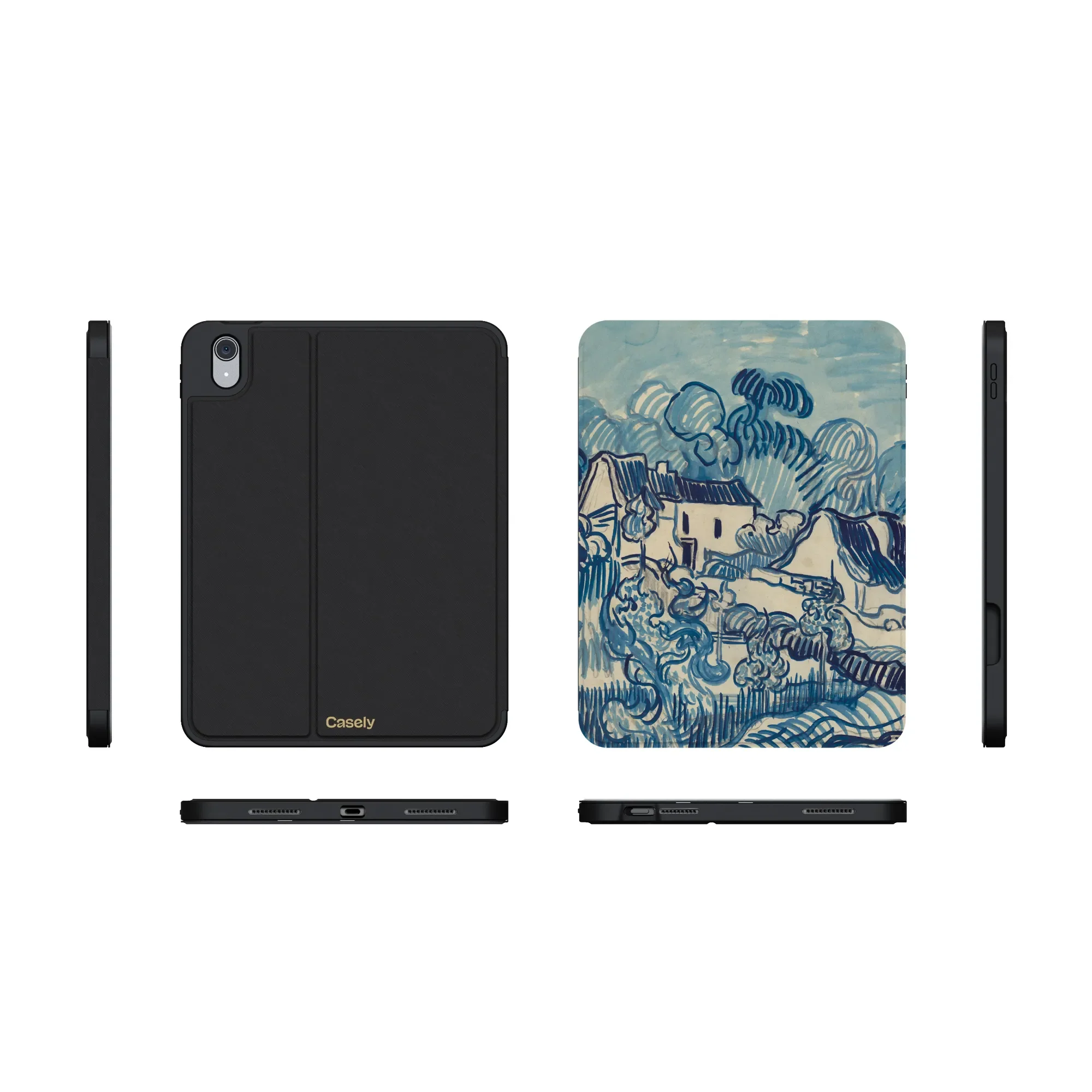 Van Gogh | Landscape With Houses iPad Case - Image 28