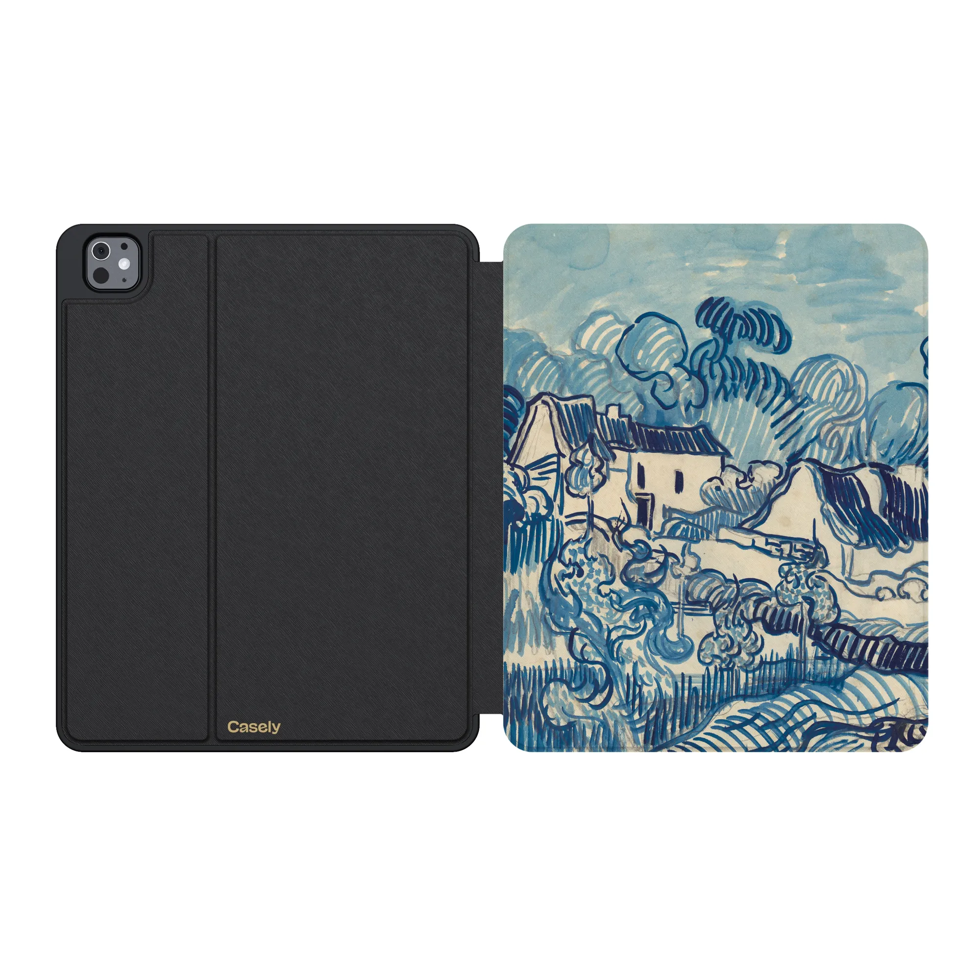 Van Gogh | Landscape With Houses iPad Case - Image 9