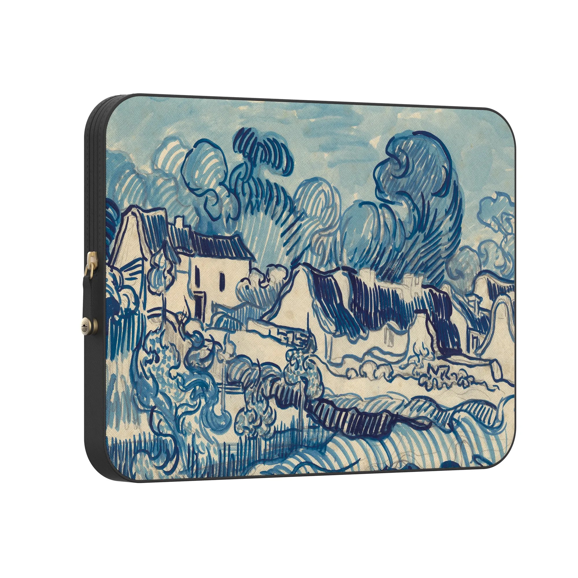 Van Gogh | Landscape With Houses Laptop Case - Image 11