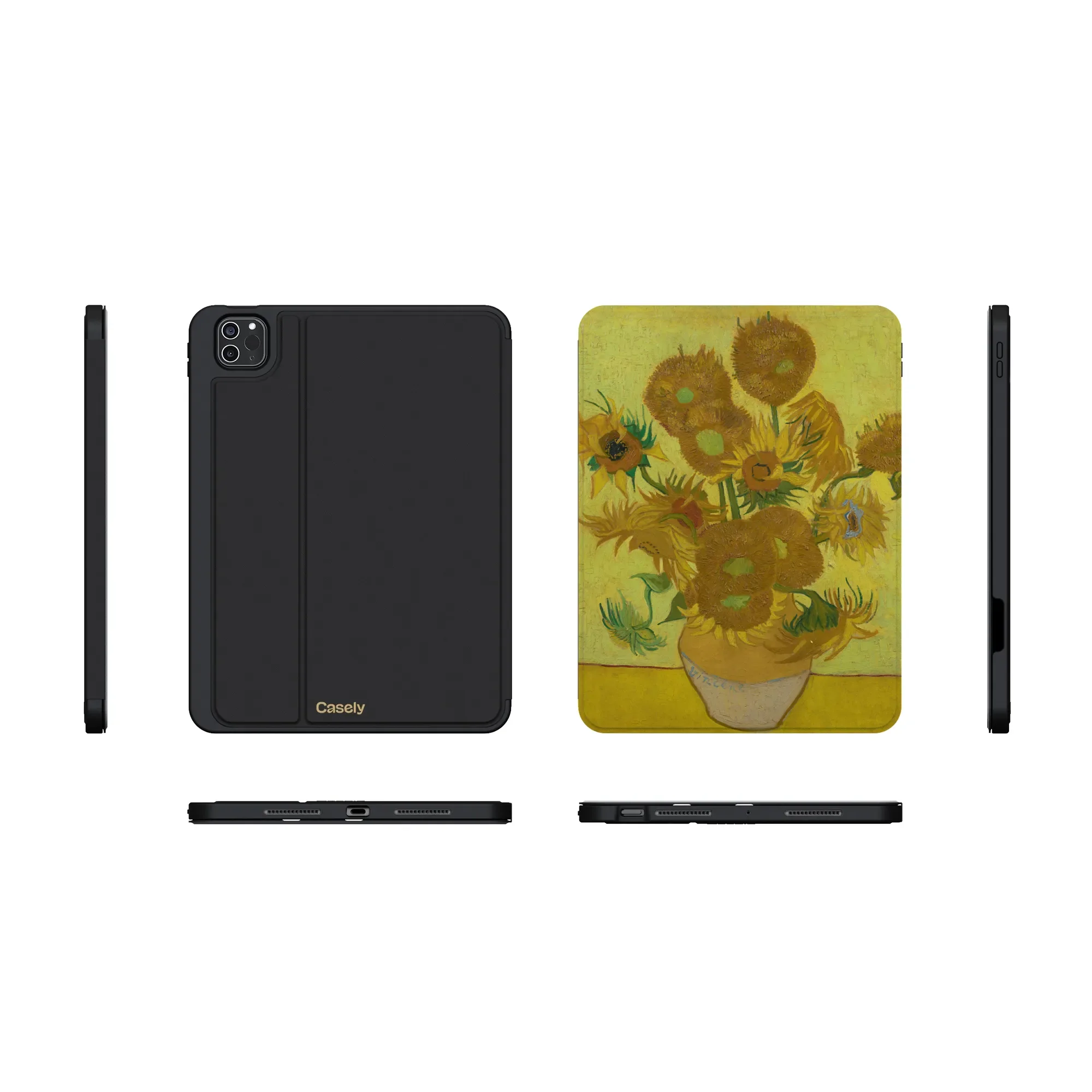Van Gogh | Sunflowers Floral iPad Case - Image 14