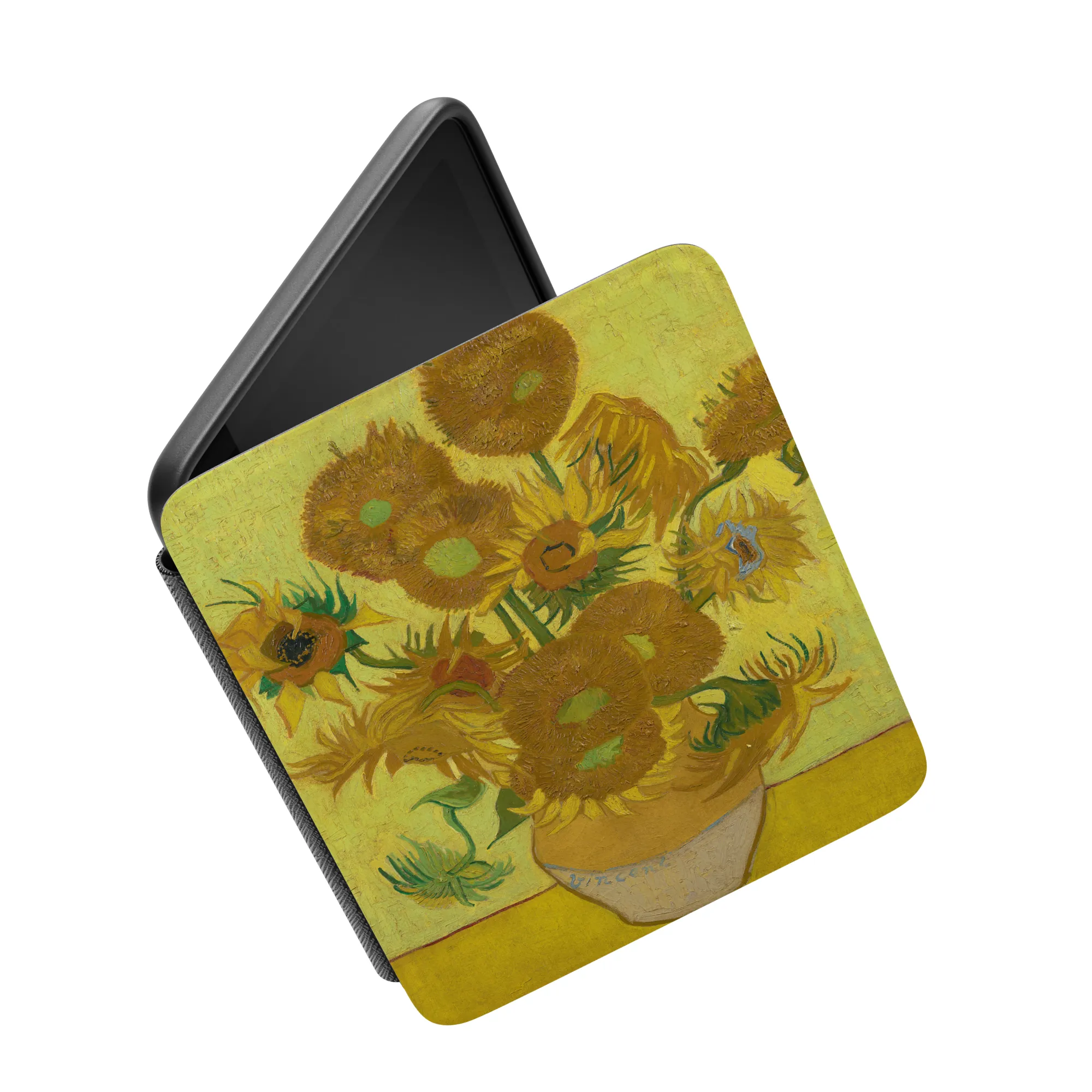 Van Gogh | Sunflowers Floral Kindle Case - Image 4
