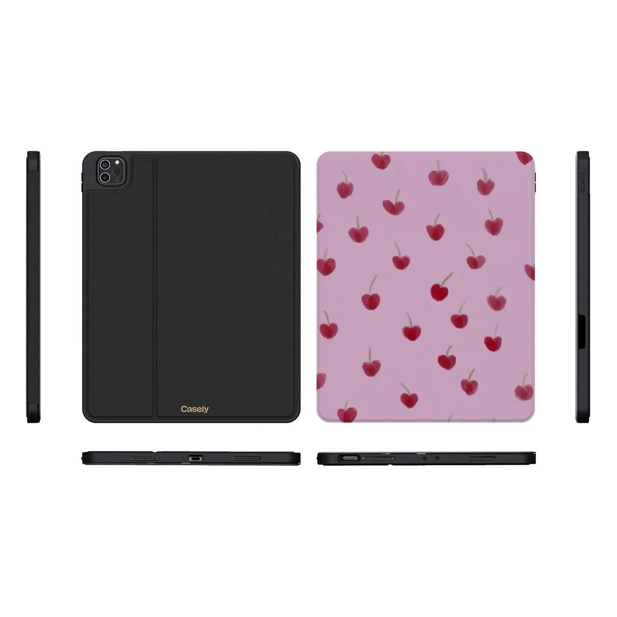 Very Cherry | Painted Cherries iPad Case - Image 5