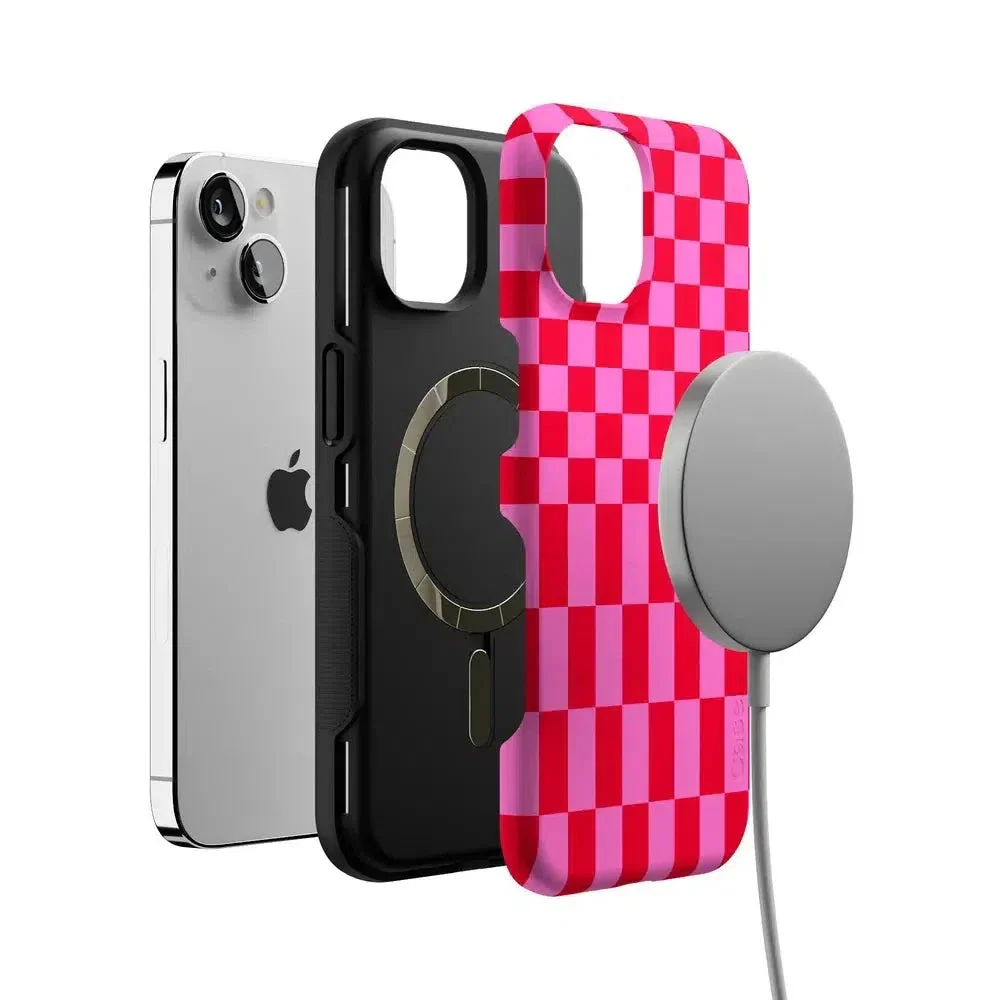 Vibe Check | Pink Checkerboard Case - Image 113