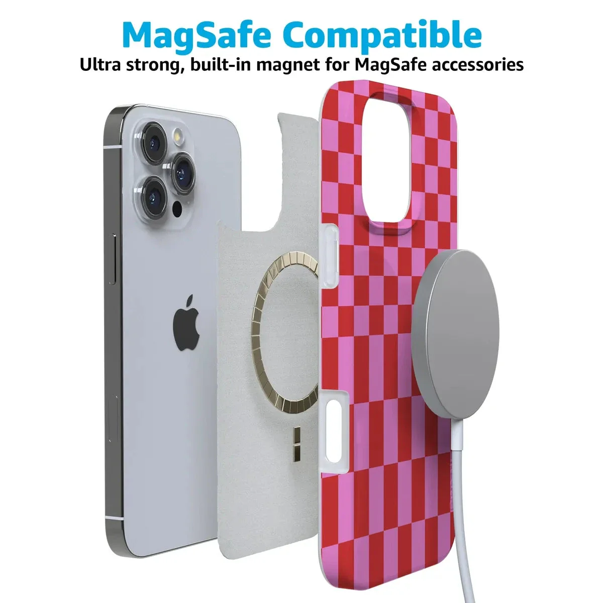 Vibe Check | Pink Checkerboard Case - Image 179