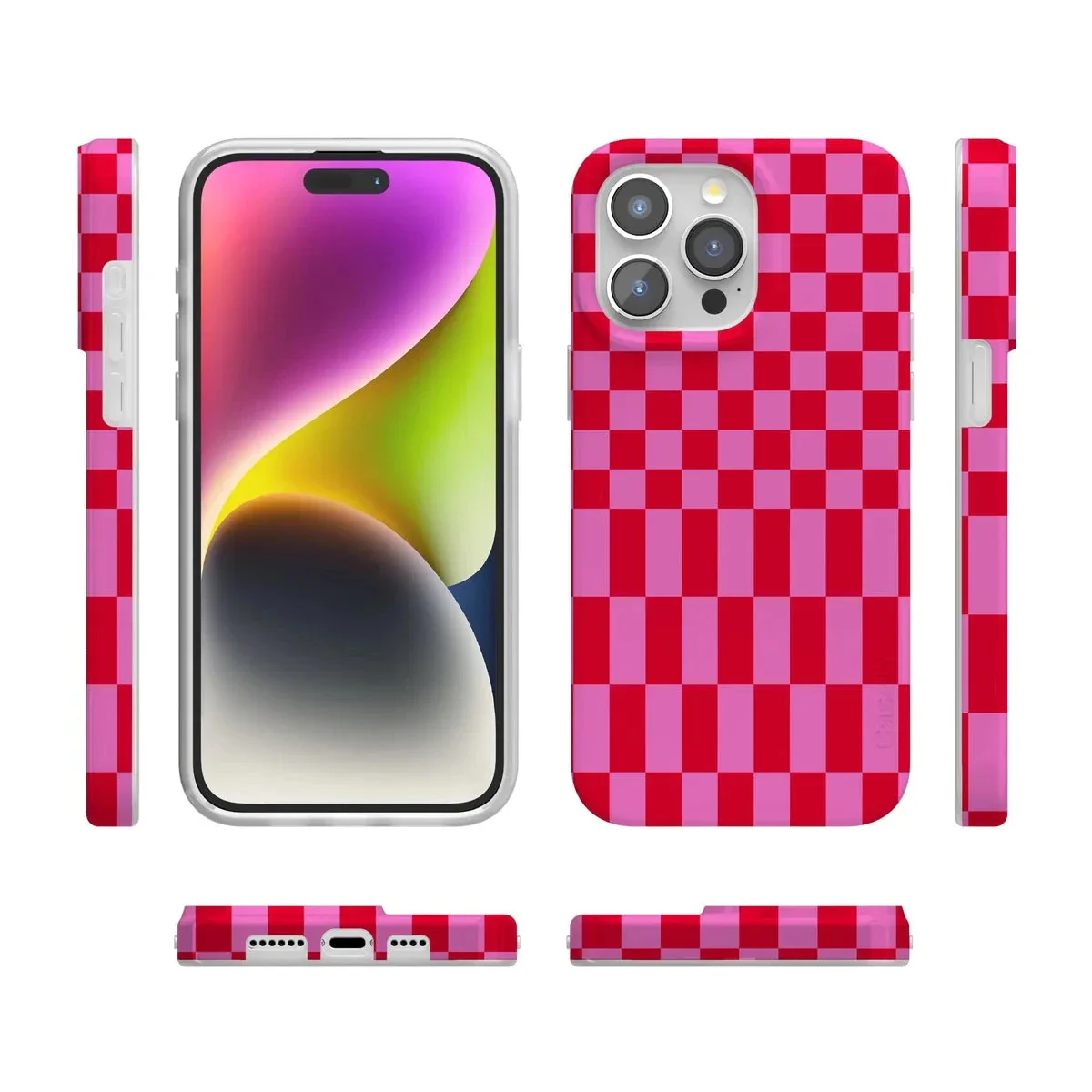 Vibe Check | Pink Checkerboard Case - Image 185