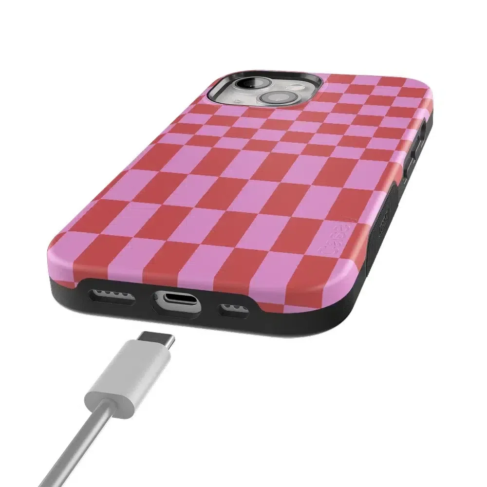 Vibe Check | Pink Checkerboard Case - Image 26