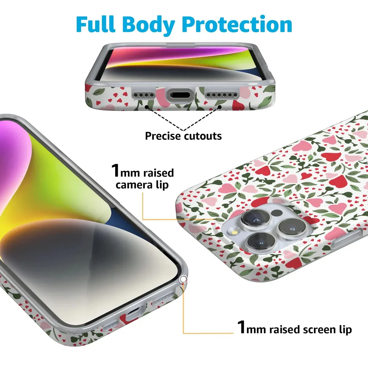 Vines of Love | Floral Heart Case - Image 149