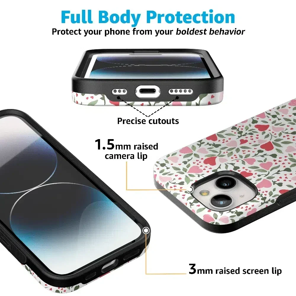Vines of Love | Floral Heart Case - Image 32