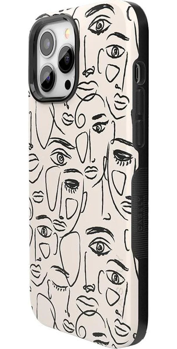 We're All Human | Minimal Face Art Case - Image 31