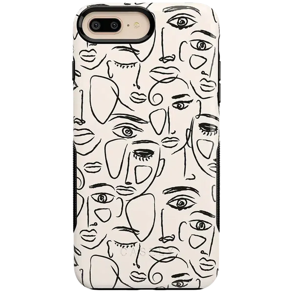 We're All Human | Minimal Face Art Case - Image 51