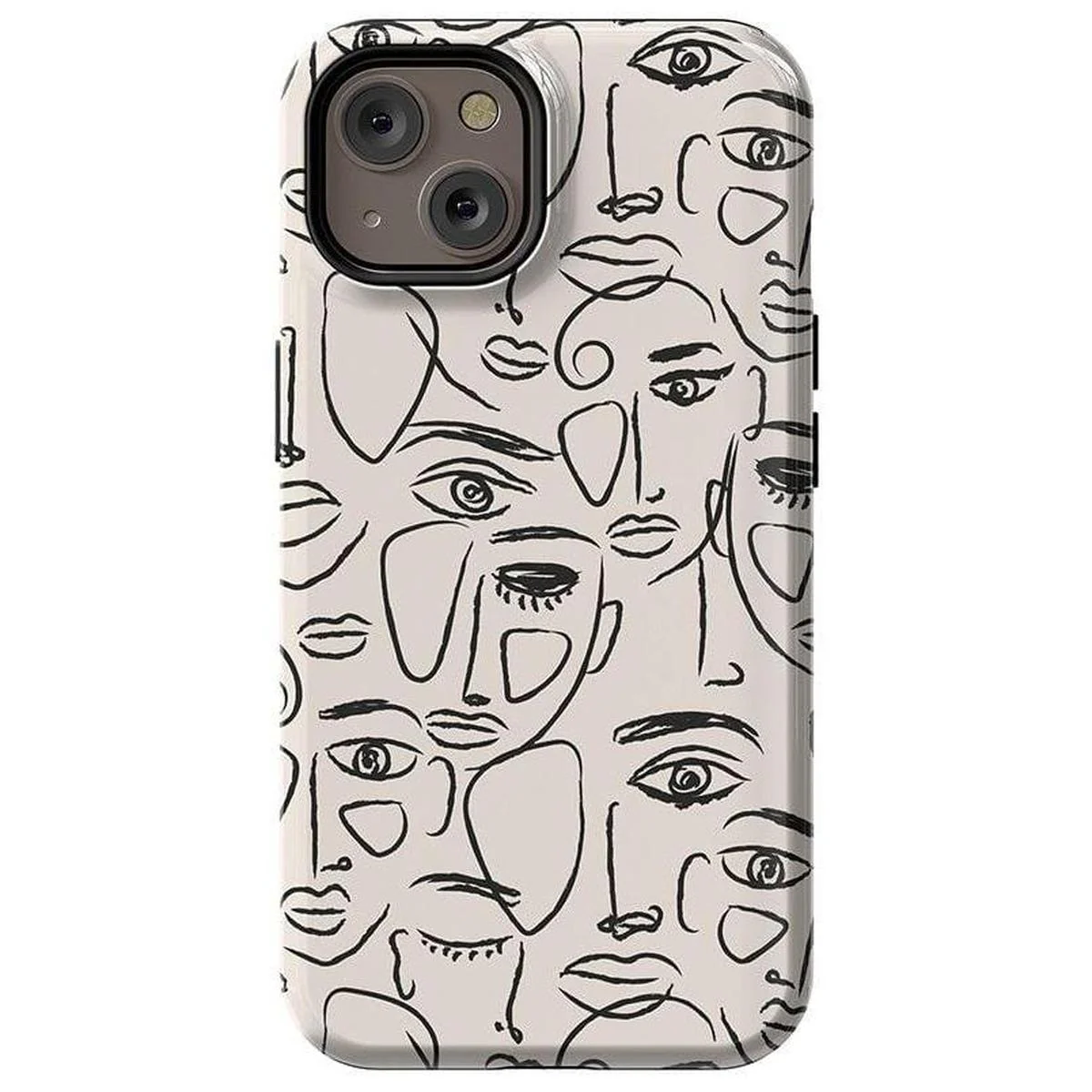 We're All Human | Minimal Face Art Case - Image 74